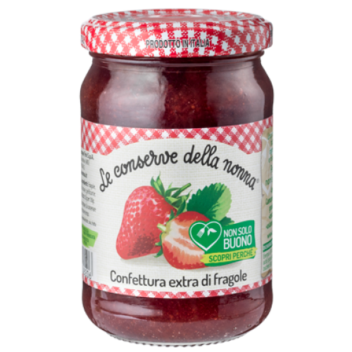 Erdbeer Konfitüre Extra le Conserve della Nonna 330 G